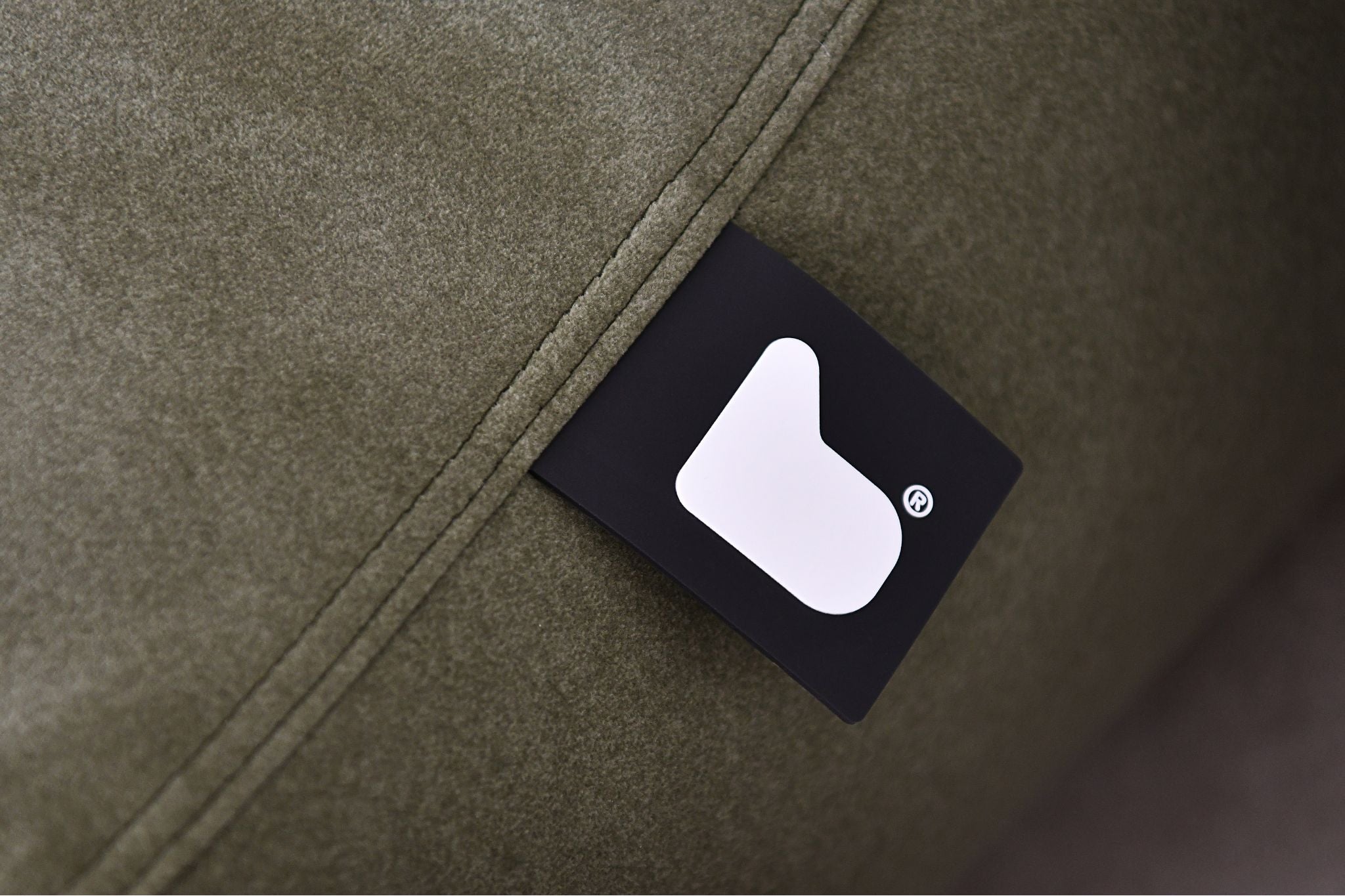 Extreme Lounging Mighty B-Bag Moss Green Brushed Suede Indoor